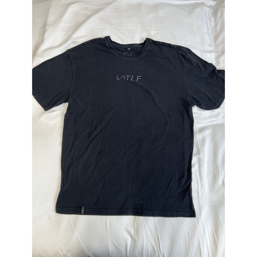 TLF Take Life Further Mens Black Short Sleeve Pullover T-Shirt Size XL